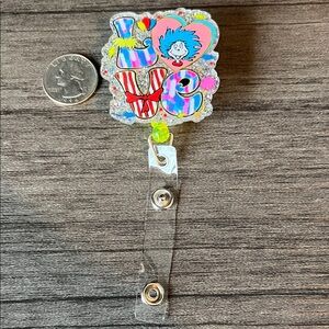 Teacher badge reel